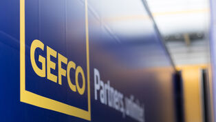 Trailer with logo
